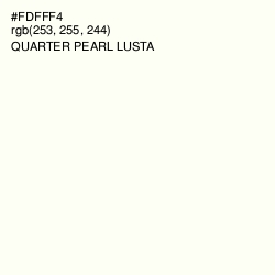#FDFFF4 - Quarter Pearl Lusta Color Image